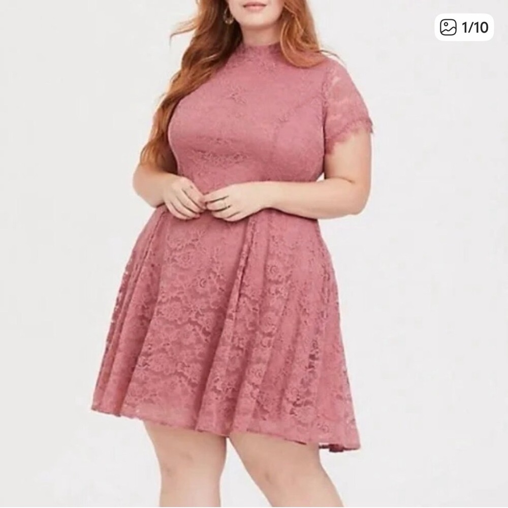 Torrid Lace Rose Dress
